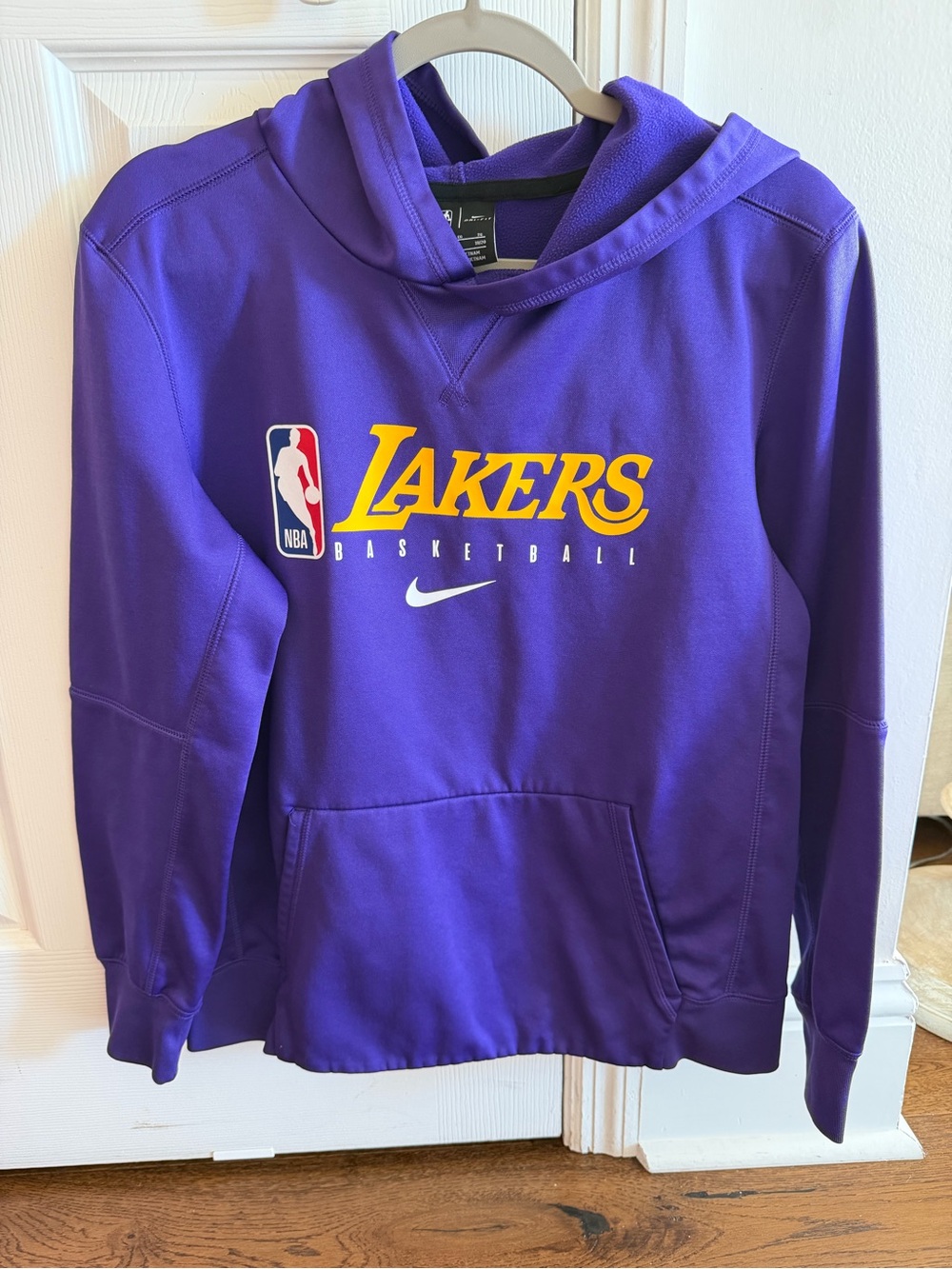 Nike Purple Los Angeles Lakers Pullover Hoodie - Kids